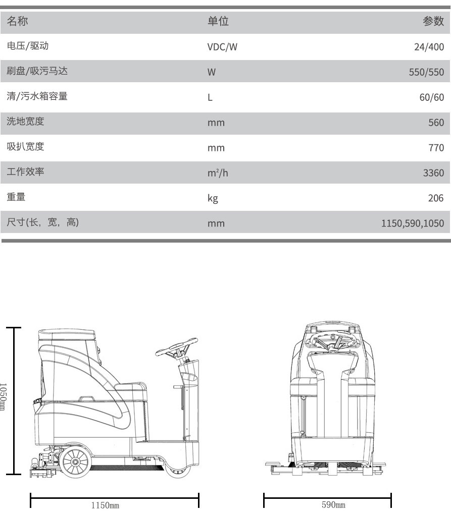 GM-AC高美爱卡洗地车|小驾驶式洗地机(图7)