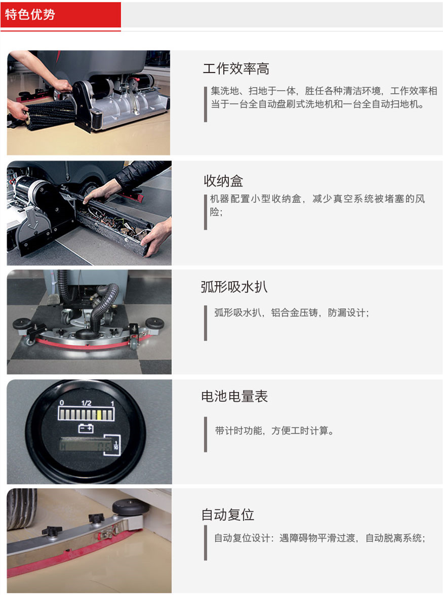 GM-65RBT高美手推式洗扫一体机|扫洗一体机(图3)